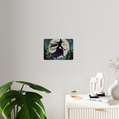 Acrylic Wall Art Panels - Witch and Moon Decor, Perfect for Halloween