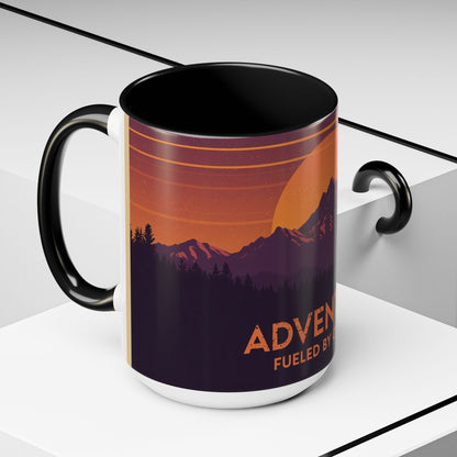 Adventure Coffee Mug - Fueled by Coffee