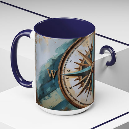 Nautical Compass Mug - Adventure Lover Gift