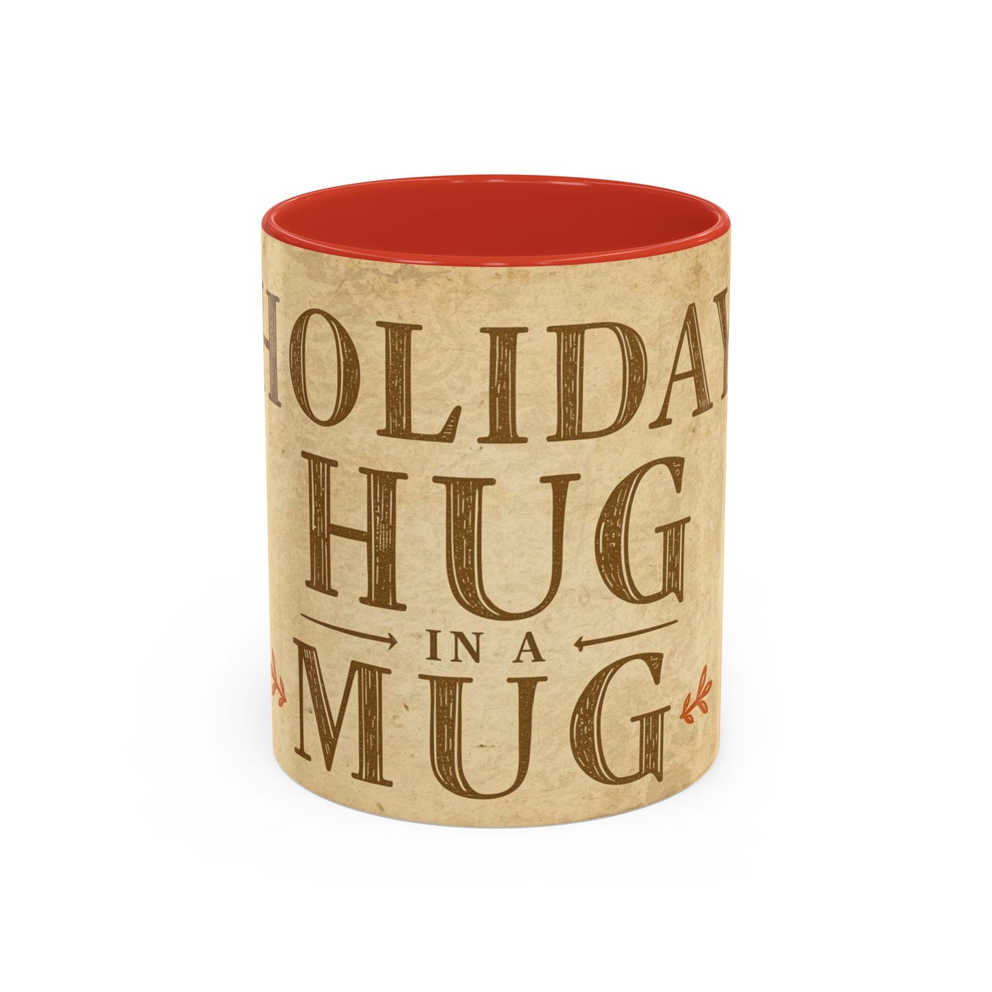 Rustic Holiday Hug Coffee Mug