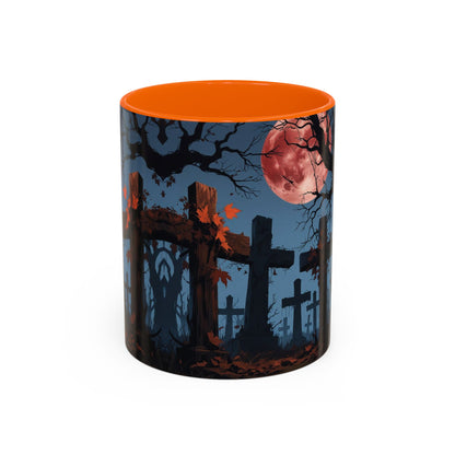 Coffee Mug - Gothic Cemetery | Spooky Halloween Decor, Nightmare Gift