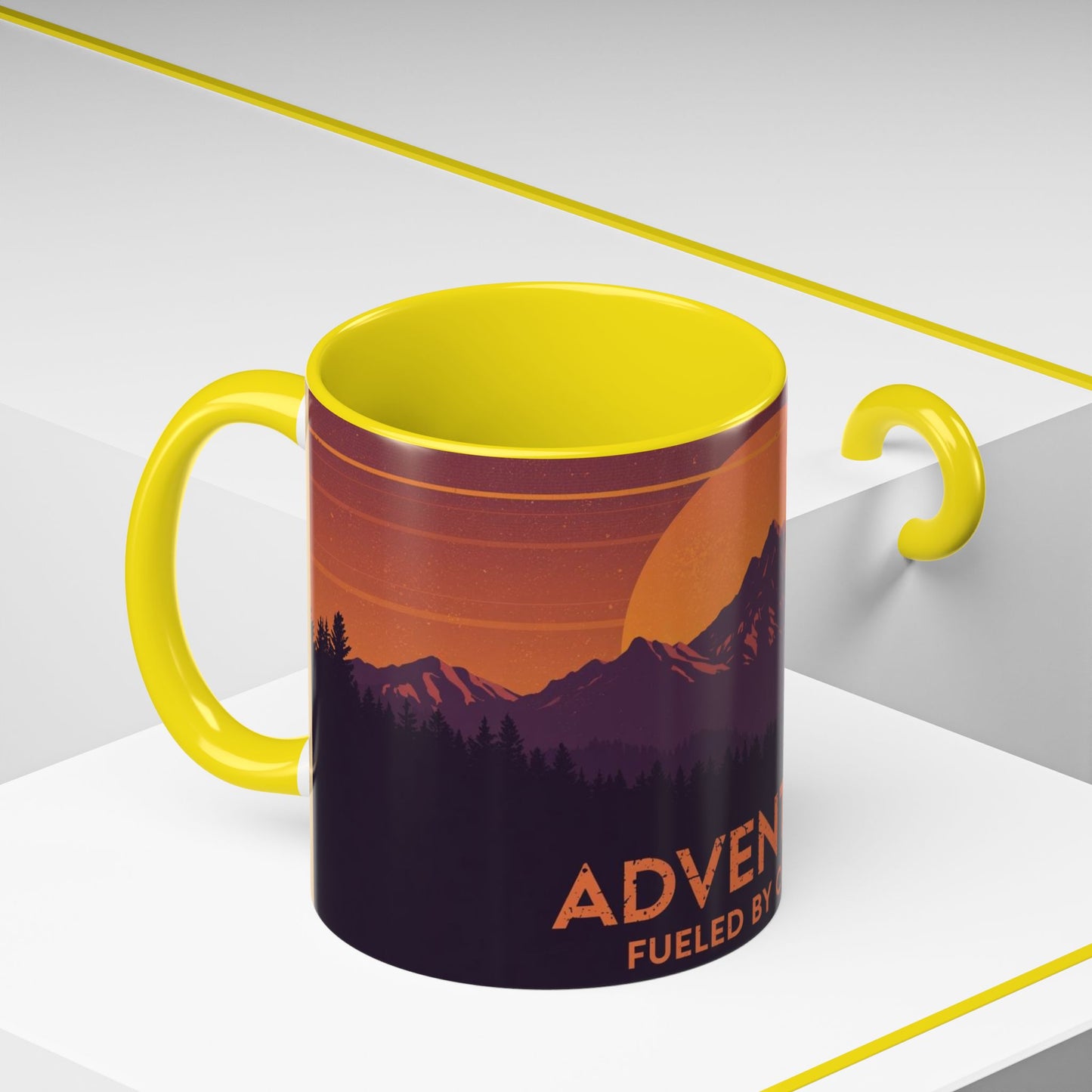 Adventure Coffee Mug - Fueled by Coffee