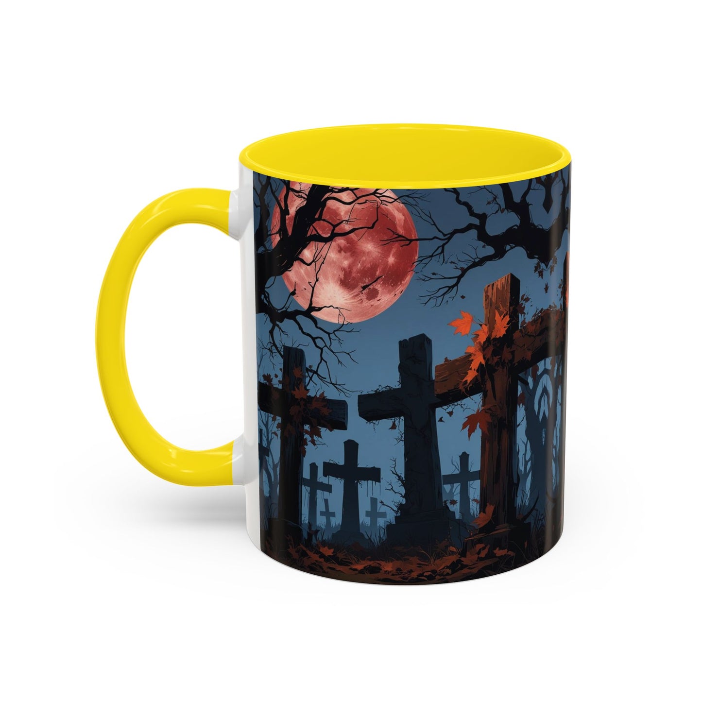 Coffee Mug - Gothic Cemetery | Spooky Halloween Decor, Nightmare Gift