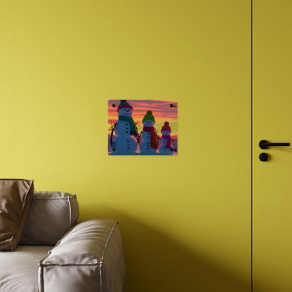 Snowman Acrylic Wall Art