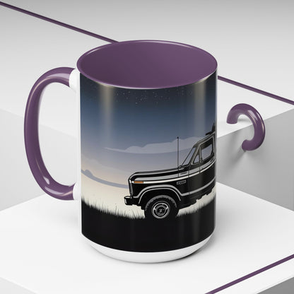 Coffee Mug - Rustic Pickup Truck Vintage Nature Lover Camping Cup