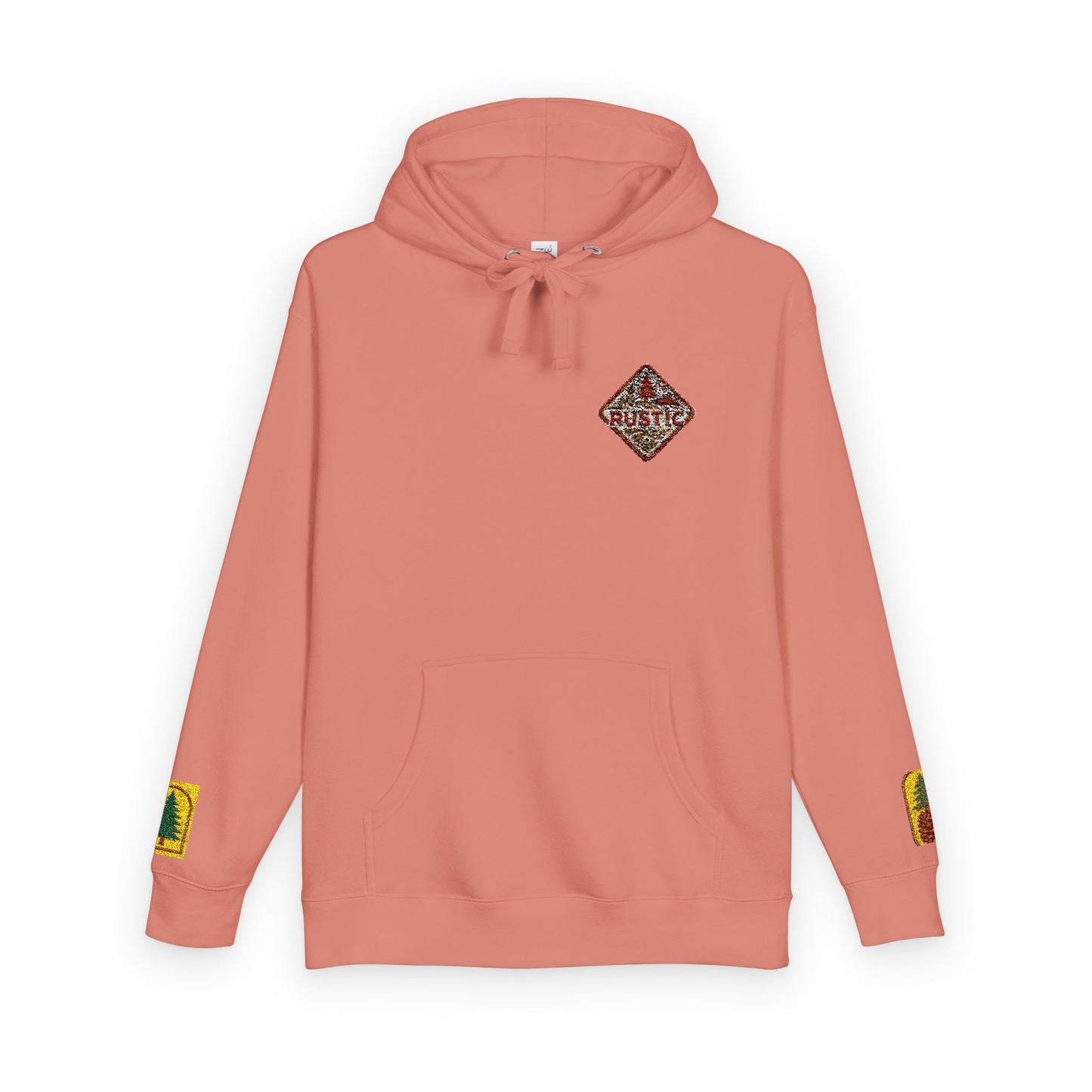 Cozy Rustic Graphic Hoodie - Unisex Fleece Pullover