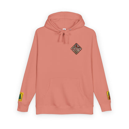 Cozy Rustic Graphic Hoodie - Unisex Fleece Pullover