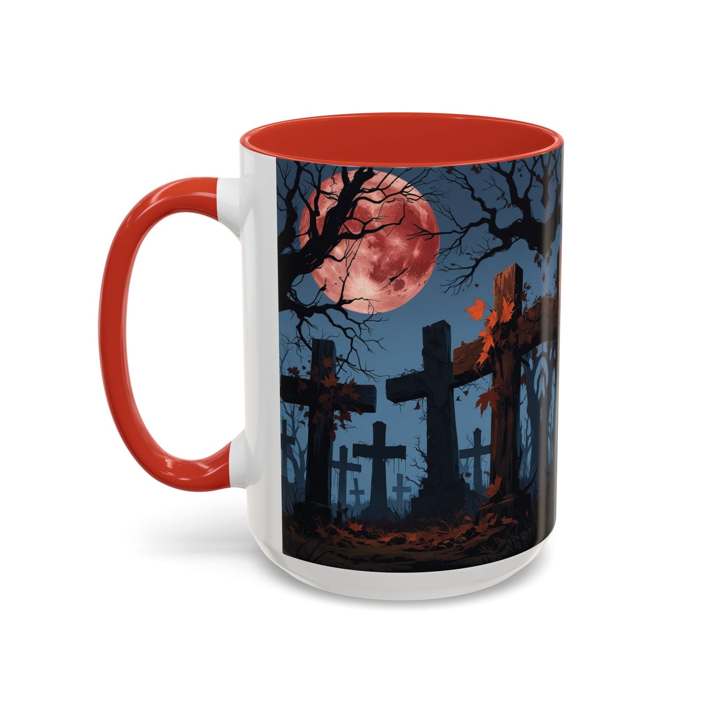 Coffee Mug - Gothic Cemetery | Spooky Halloween Decor, Nightmare Gift