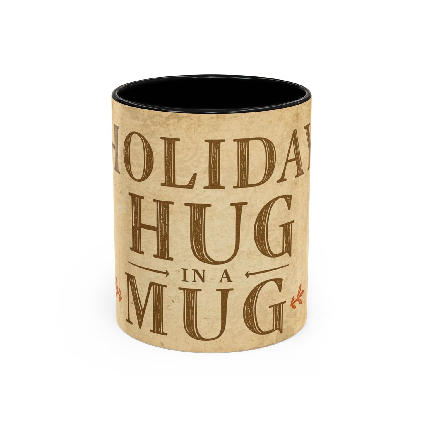 Rustic Holiday Hug Coffee Mug
