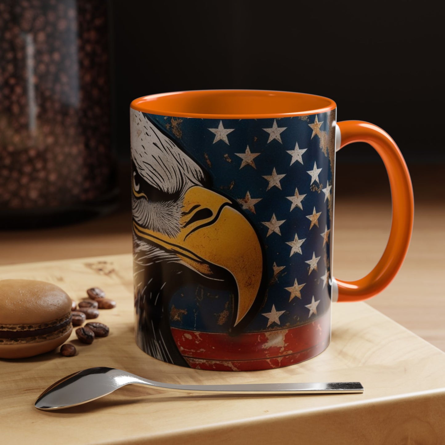 Coffee Mug Patriotic Eagle American Memorial Day Cup