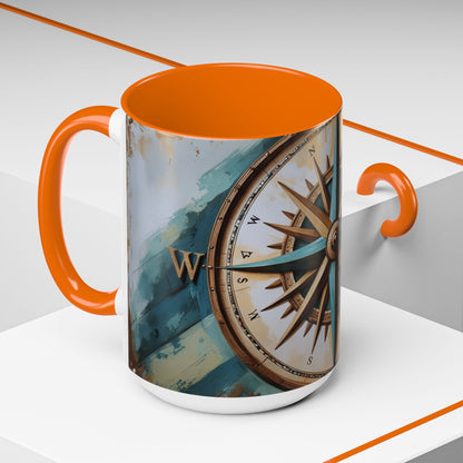 Nautical Compass Mug - Adventure Lover Gift
