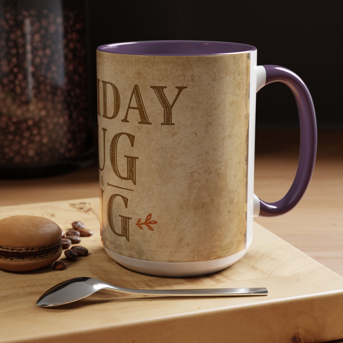 Rustic Holiday Hug Coffee Mug