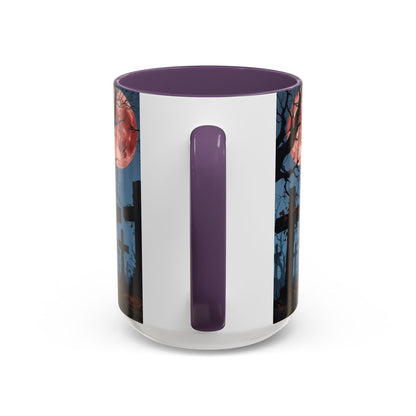 Coffee Mug - Gothic Cemetery | Spooky Halloween Decor, Nightmare Gift