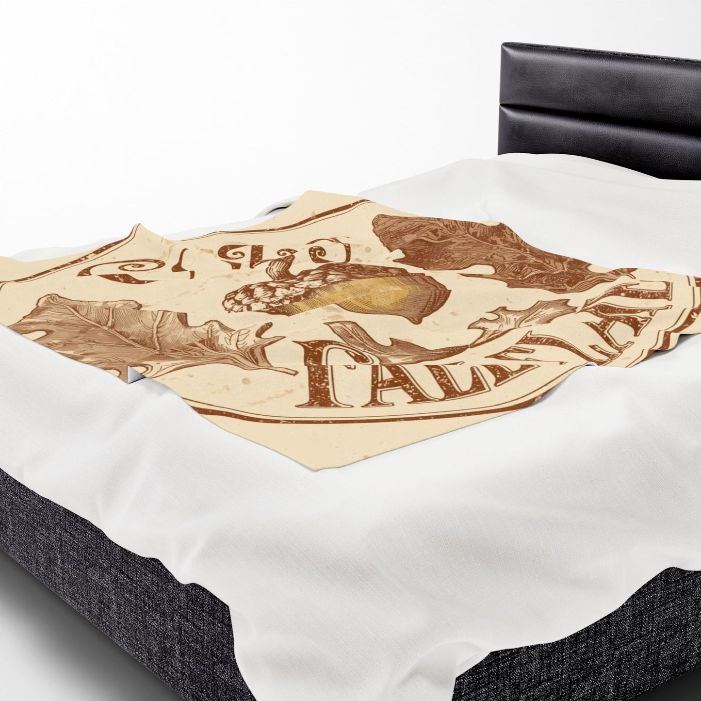 Cozy Fall Flame Velveteen Plush Blanket