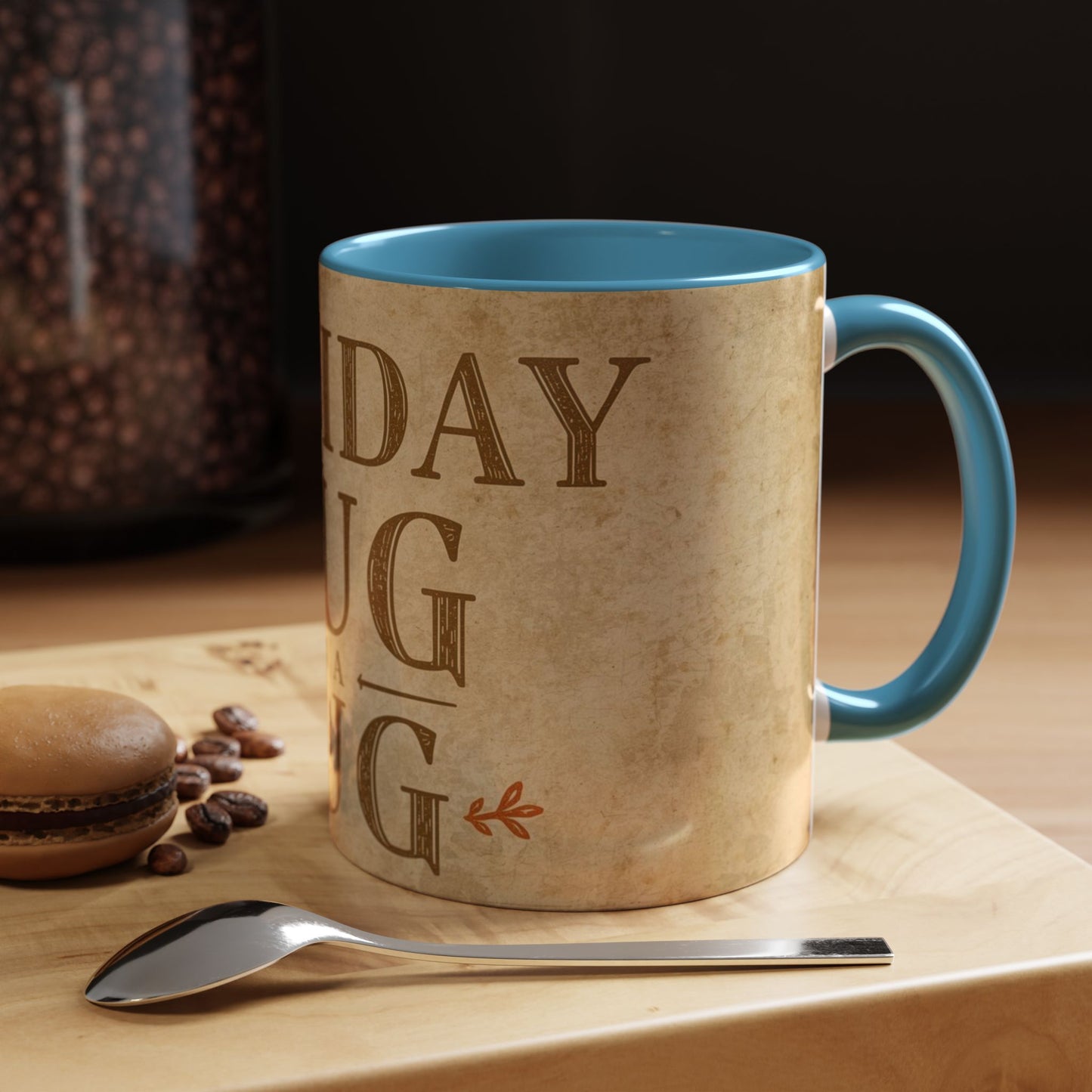 Rustic Holiday Hug Coffee Mug