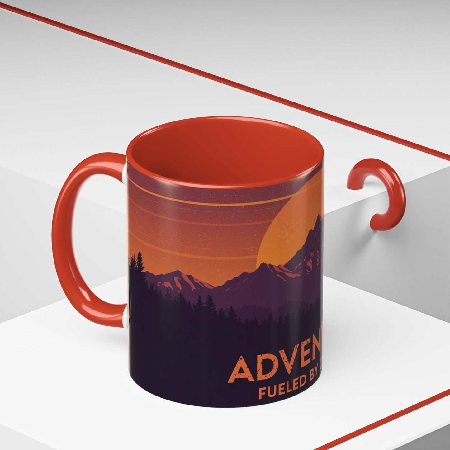 Adventure Coffee Mug - Fueled by Coffee
