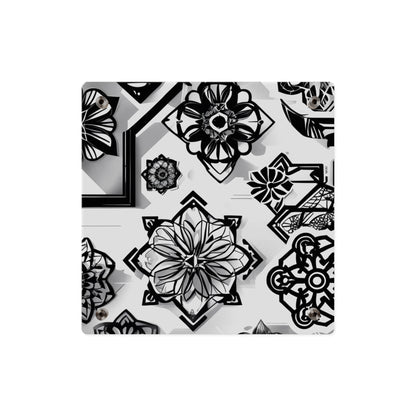 Elegant Rustic Floral Acrylic Wall Art Panels