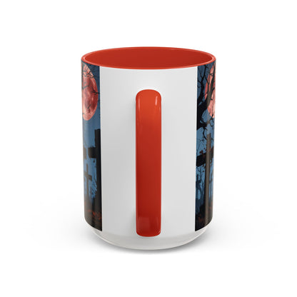 Coffee Mug - Gothic Cemetery | Spooky Halloween Decor, Nightmare Gift