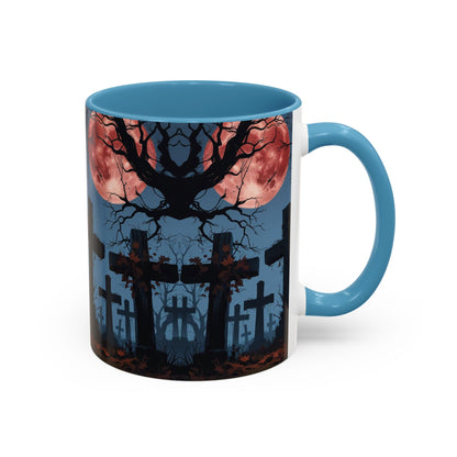 Coffee Mug - Gothic Cemetery | Spooky Halloween Decor, Nightmare Gift