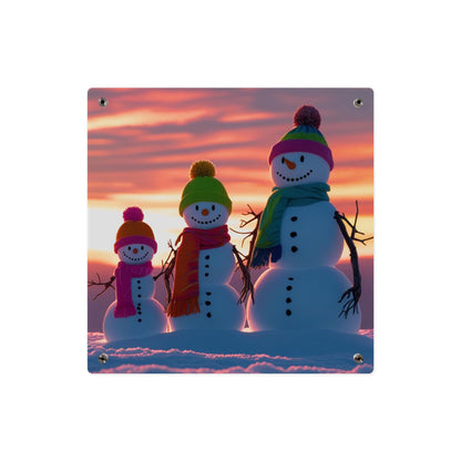 Snowman Acrylic Wall Art