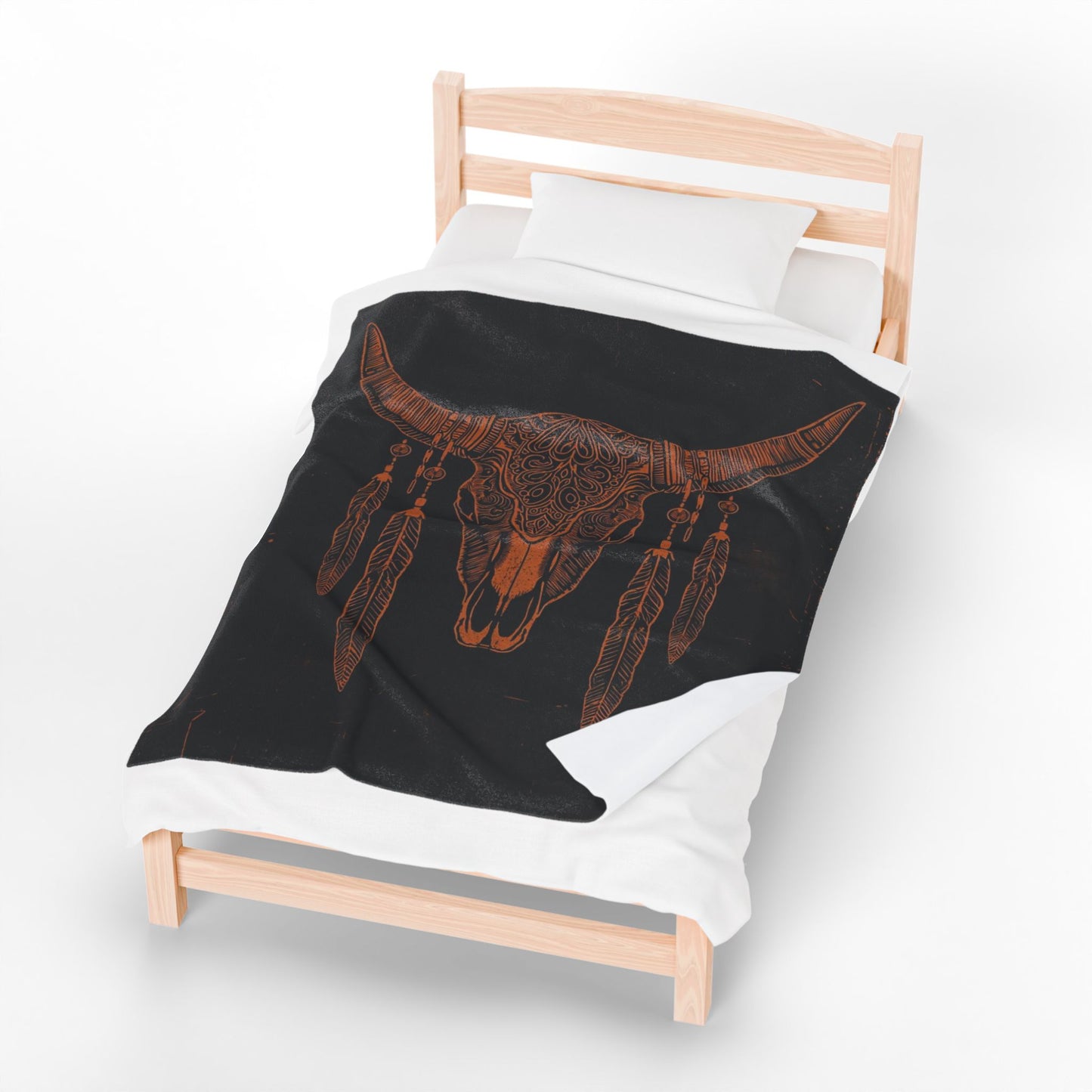 Boho Chic Velveteen Plush Blanket
