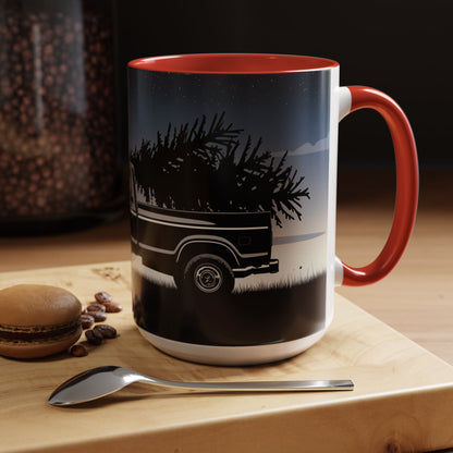 Coffee Mug - Rustic Pickup Truck Vintage Nature Lover Camping Cup