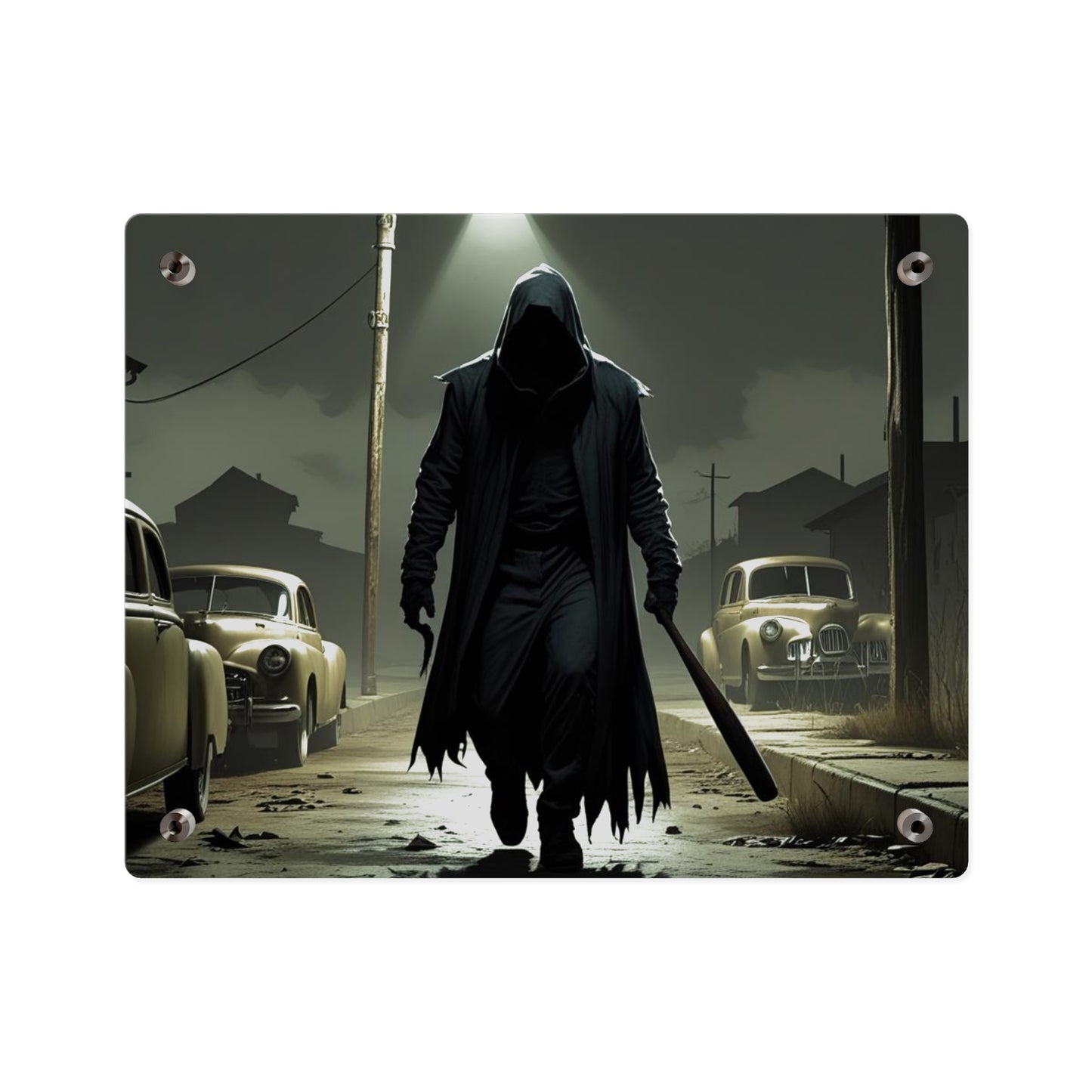 Acrylic Wall Art Panels - Purge Themed Halloween Decor