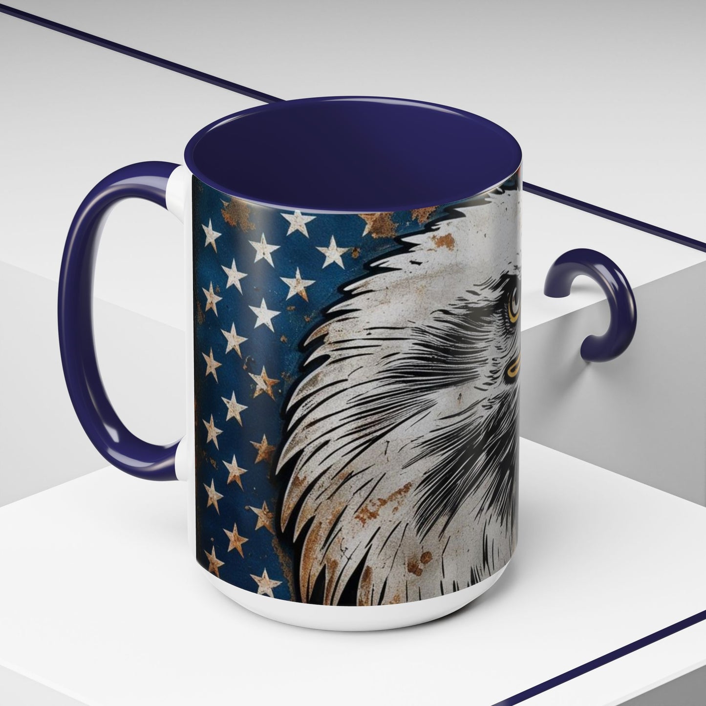 Coffee Mug Patriotic Eagle American Memorial Day Cup