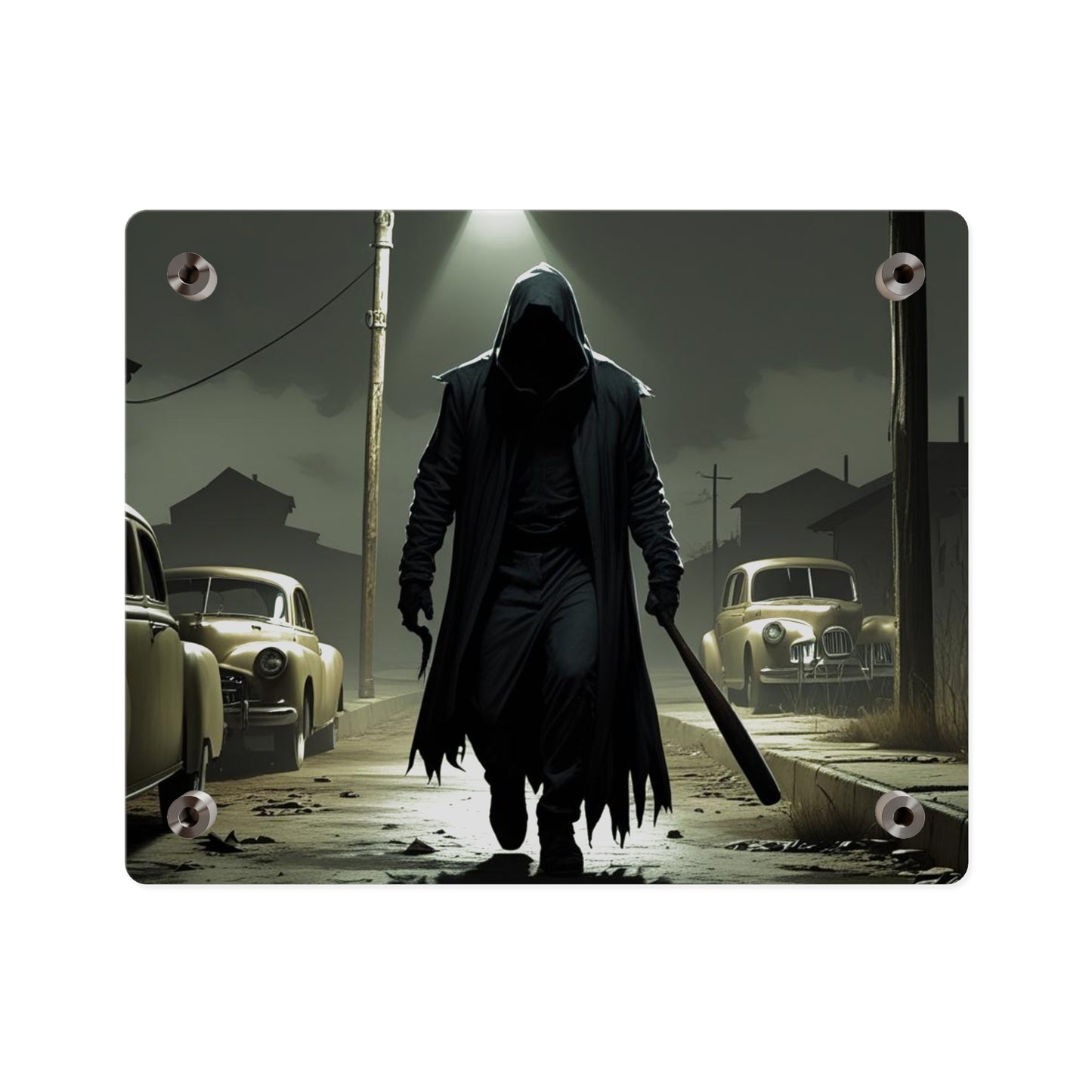 Acrylic Wall Art Panels - Purge Themed Halloween Decor