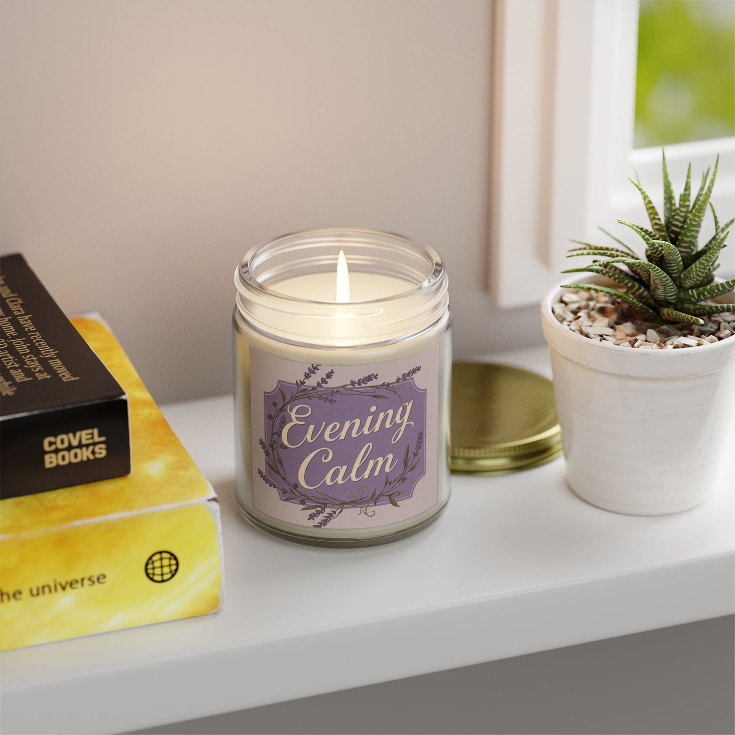 Relaxing Evening Calm - Coconut Apricot Wax Scented Candle