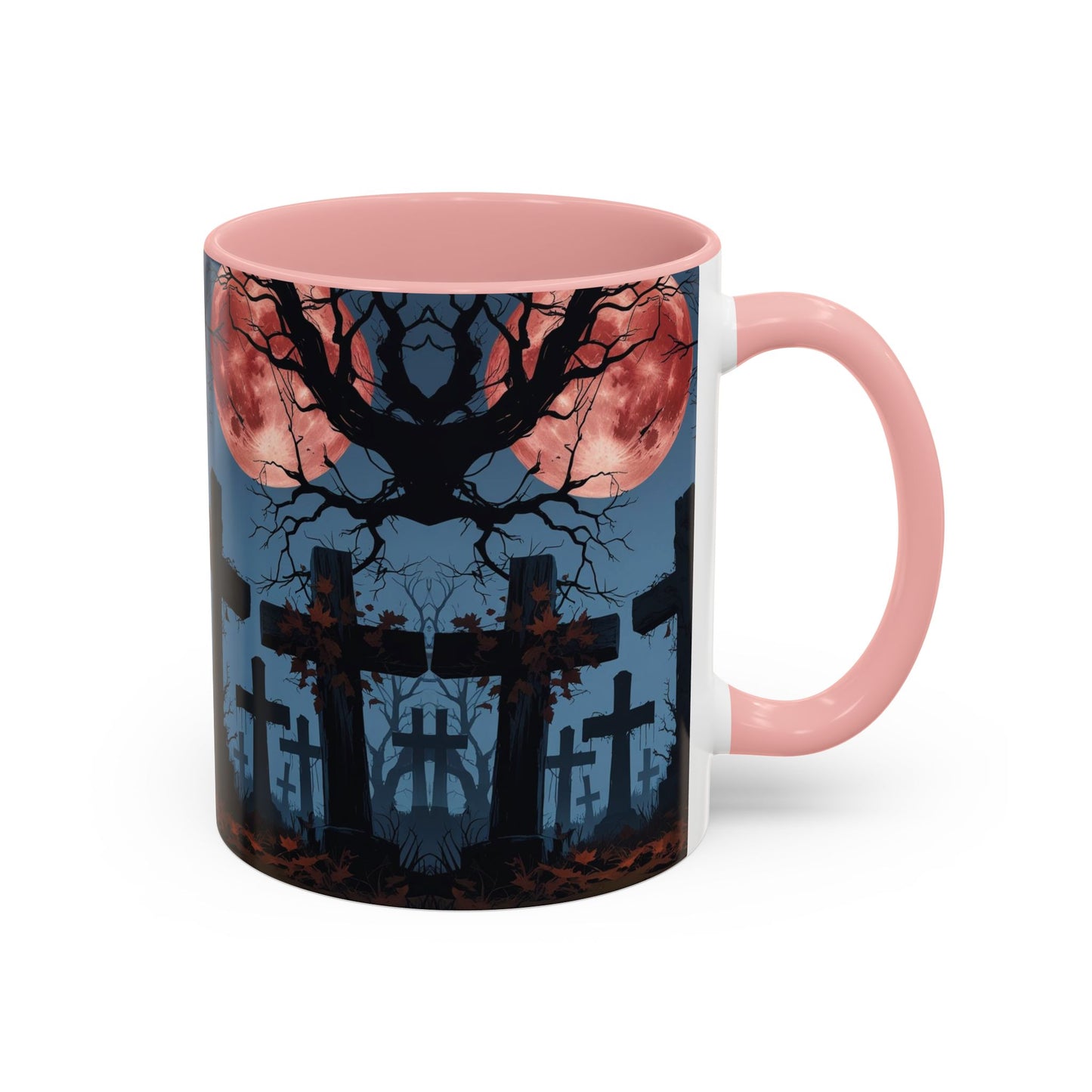 Coffee Mug - Gothic Cemetery | Spooky Halloween Decor, Nightmare Gift