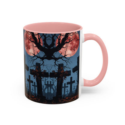 Coffee Mug - Gothic Cemetery | Spooky Halloween Decor, Nightmare Gift