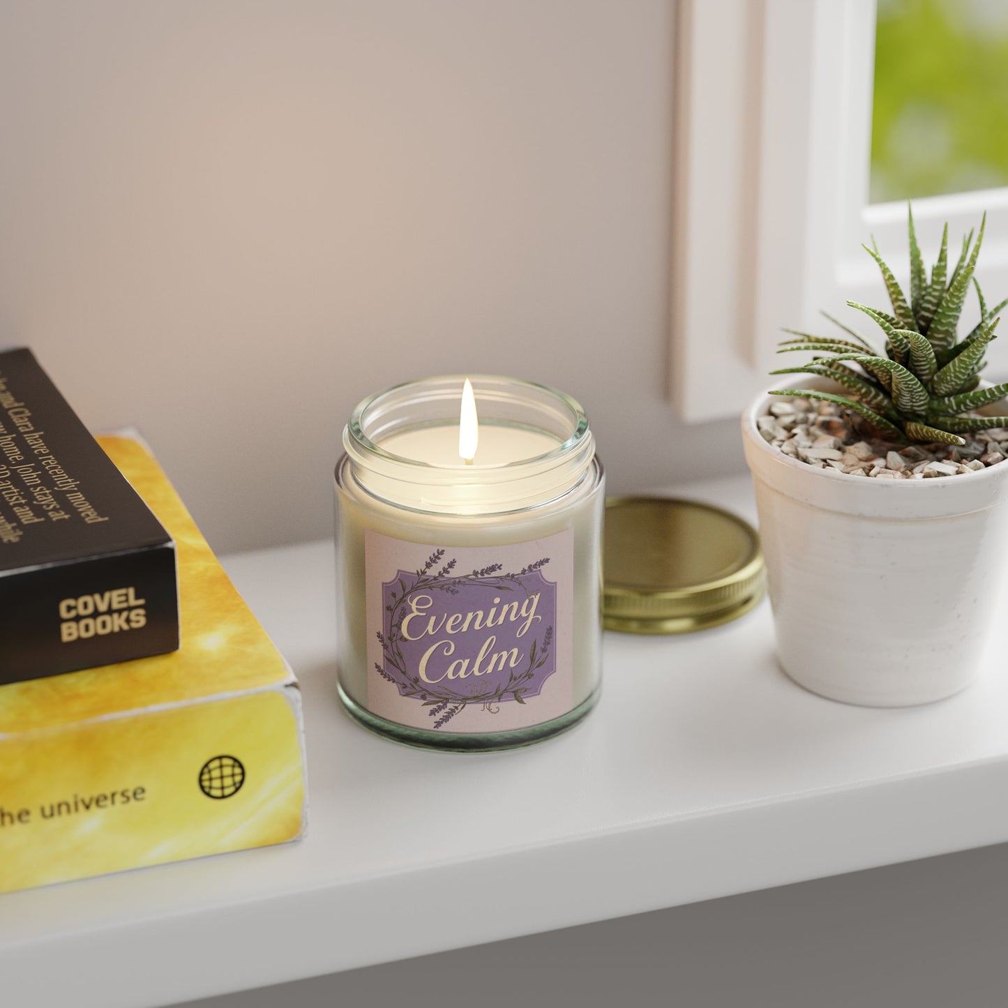 Relaxing Evening Calm - Coconut Apricot Wax Scented Candle
