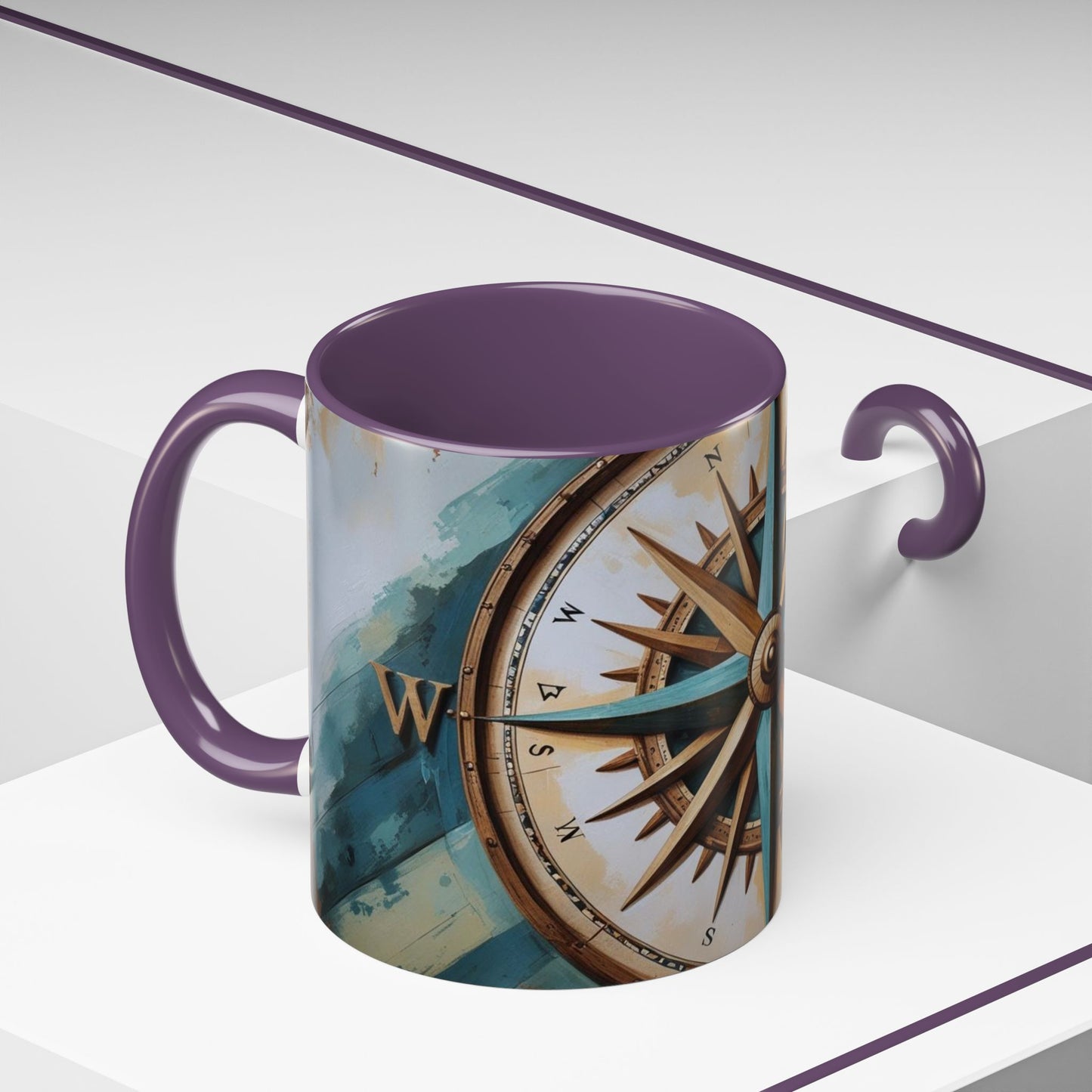 Nautical Compass Mug - Adventure Lover Gift