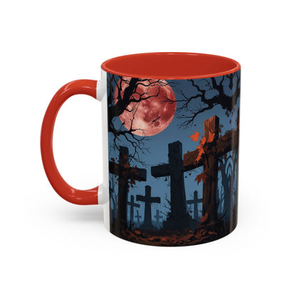 Coffee Mug - Gothic Cemetery | Spooky Halloween Decor, Nightmare Gift