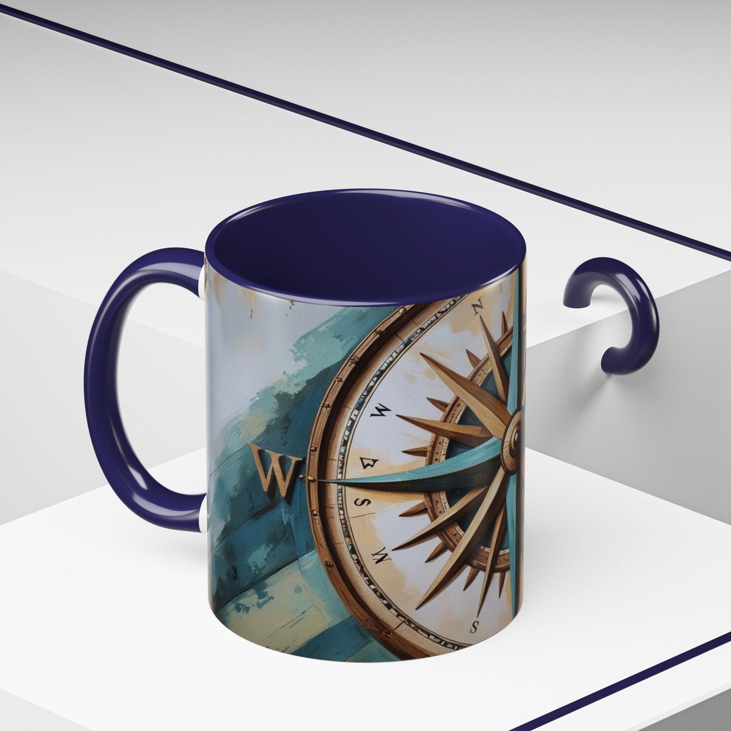 Nautical Compass Mug - Adventure Lover Gift