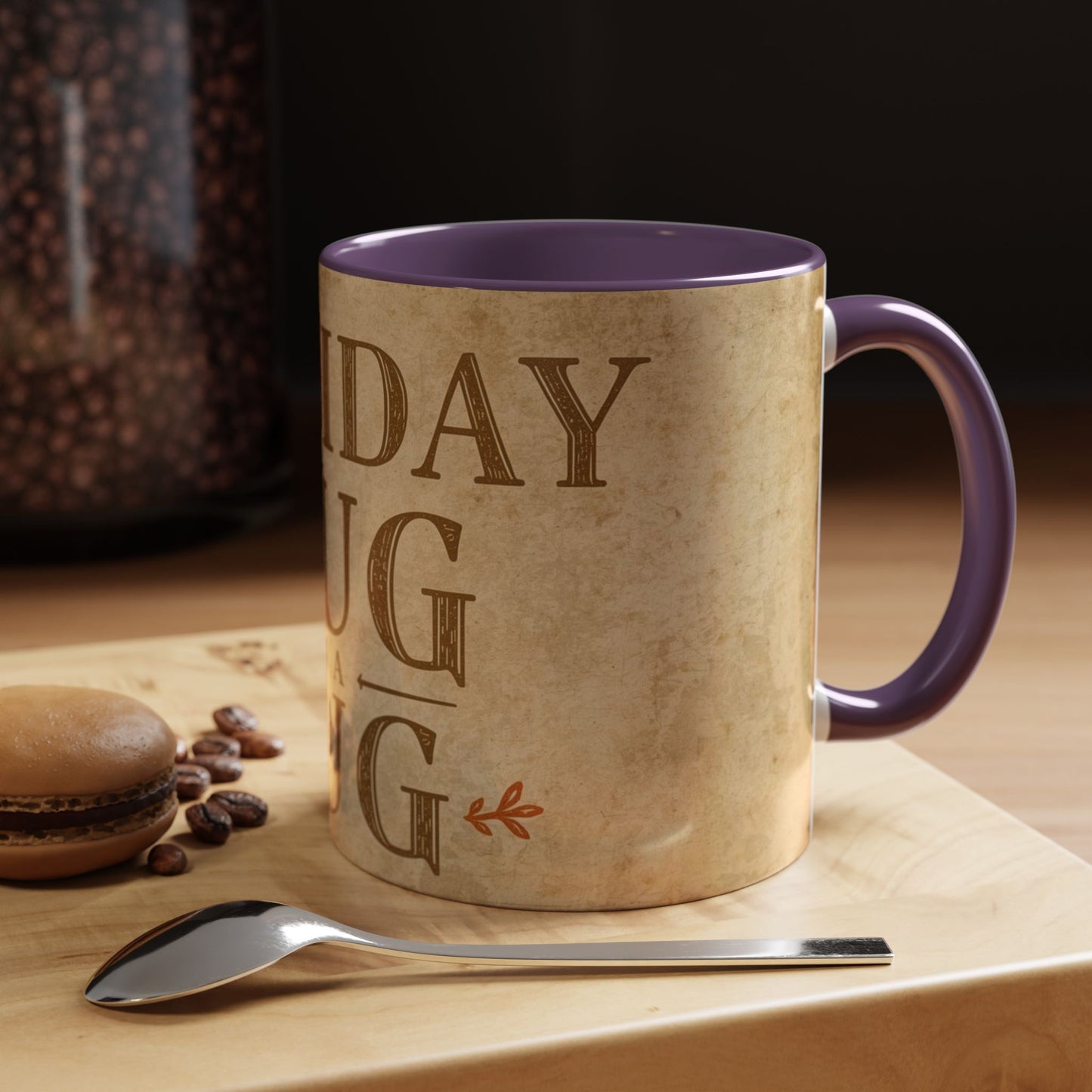 Rustic Holiday Hug Coffee Mug