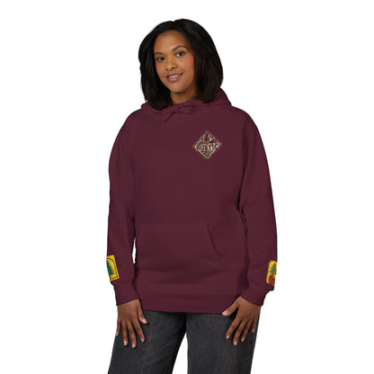 Cozy Rustic Graphic Hoodie - Unisex Fleece Pullover
