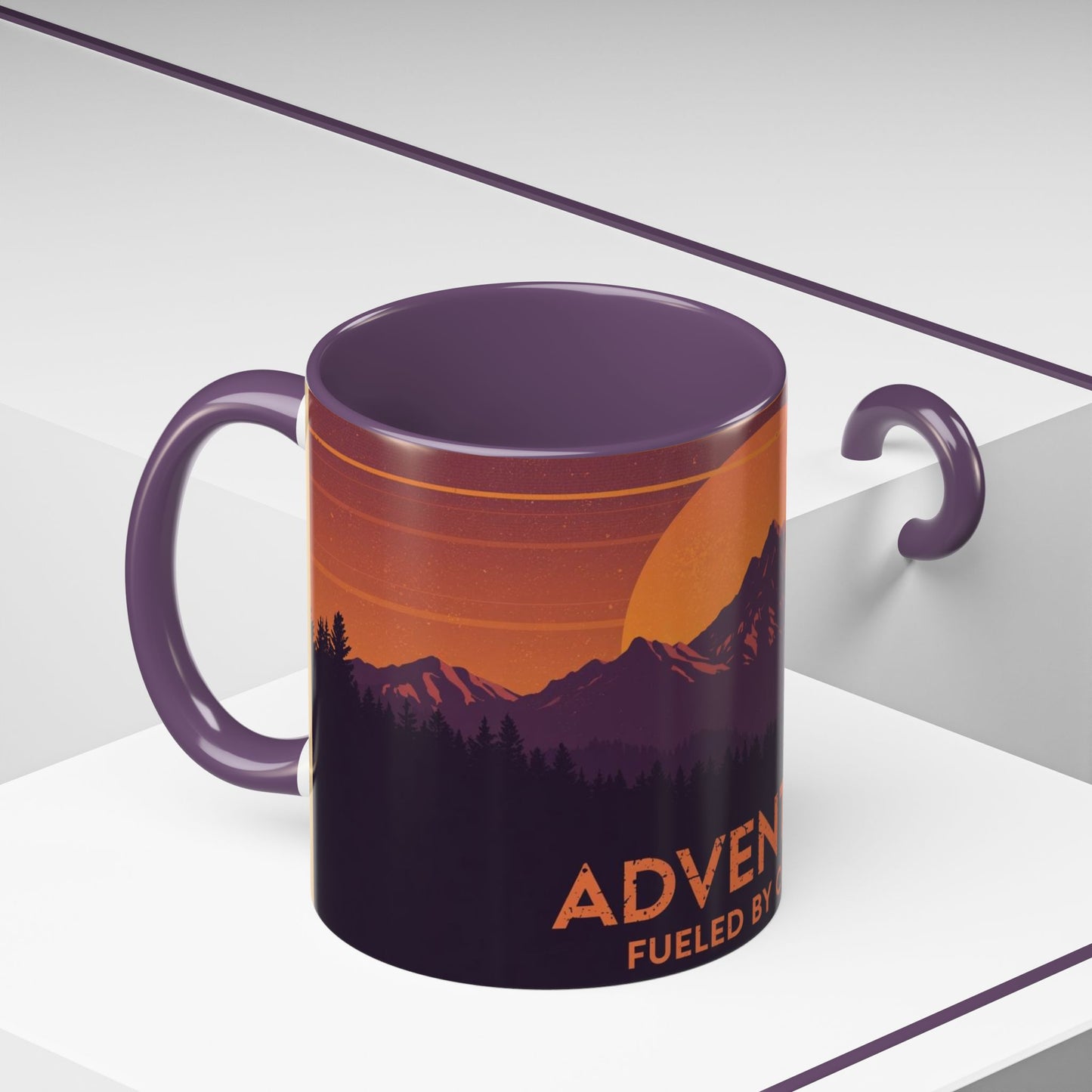 Adventure Coffee Mug - Fueled by Coffee