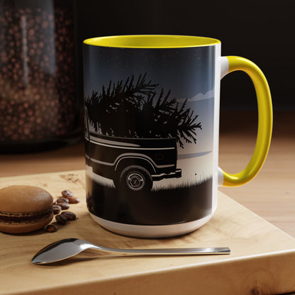 Coffee Mug - Rustic Pickup Truck Vintage Nature Lover Camping Cup