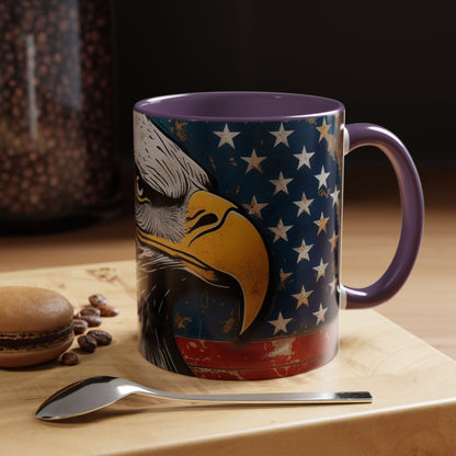 Coffee Mug Patriotic Eagle American Memorial Day Cup