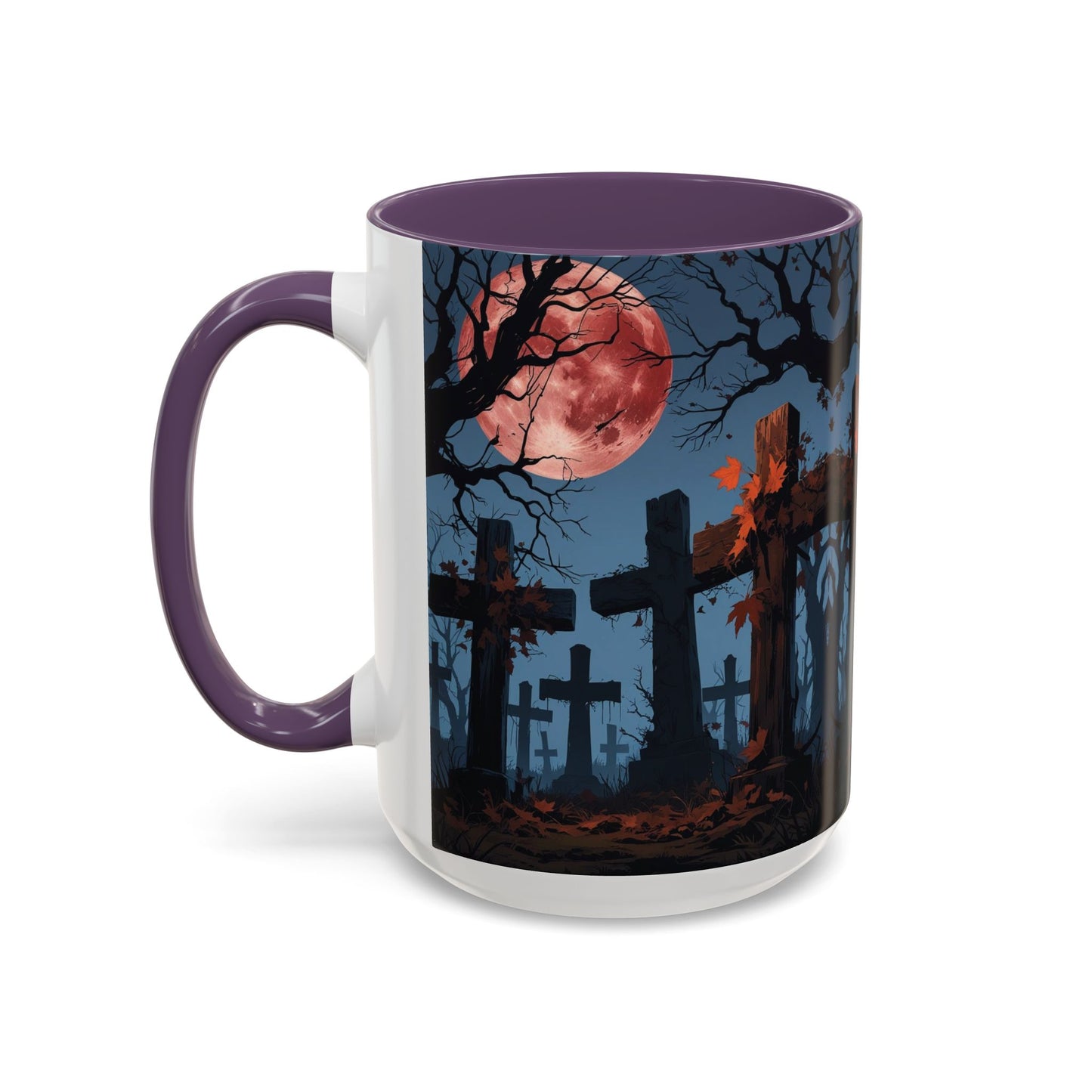 Coffee Mug - Gothic Cemetery | Spooky Halloween Decor, Nightmare Gift