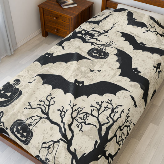 Halloween Velveteen Plush Blanket