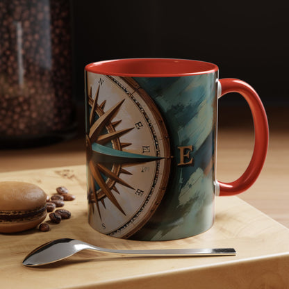 Nautical Compass Mug - Adventure Lover Gift