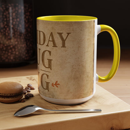 Rustic Holiday Hug Coffee Mug