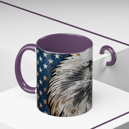 Coffee Mug Patriotic Eagle American Memorial Day Cup