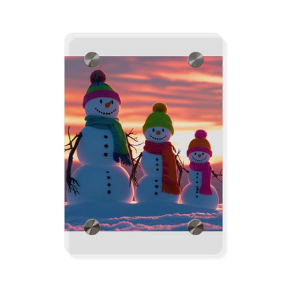 Snowman Acrylic Wall Art