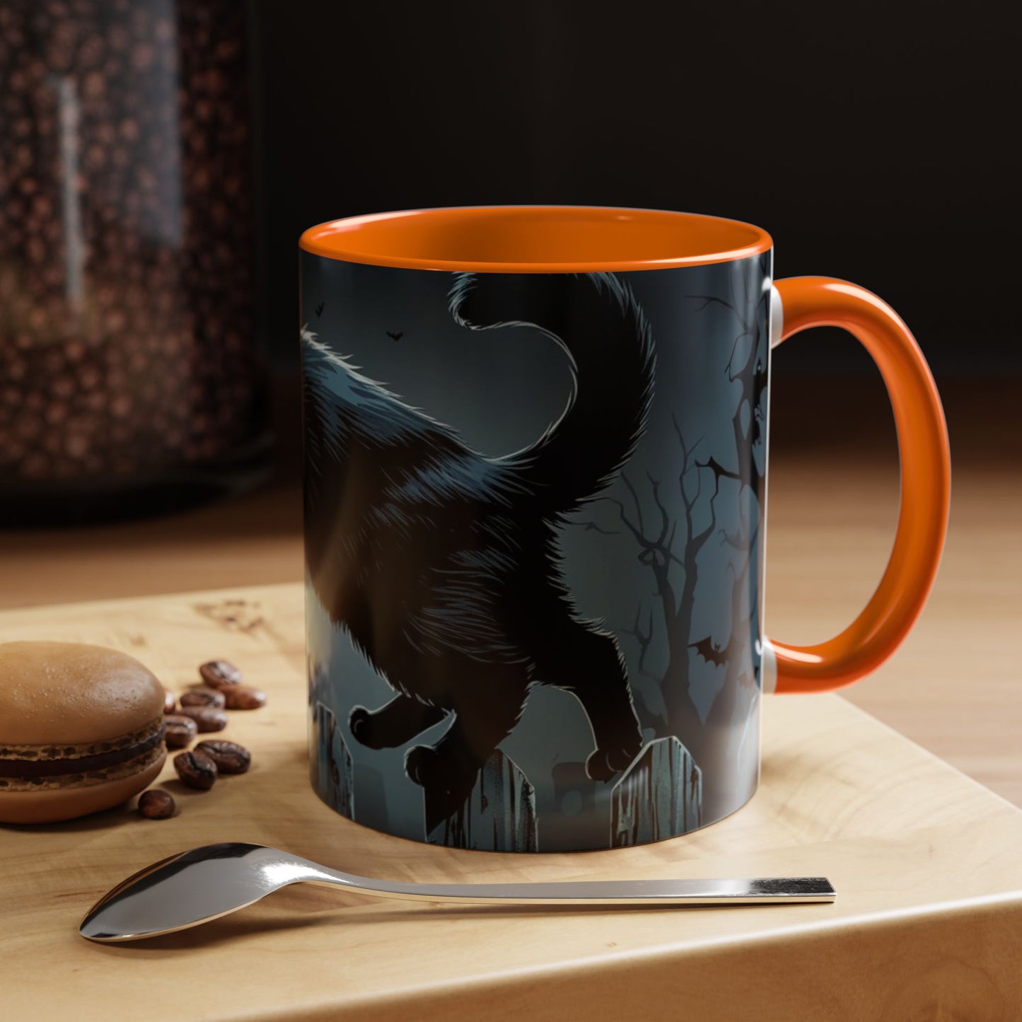 Mystical Black Cat Coffee Mug- Halloween Special