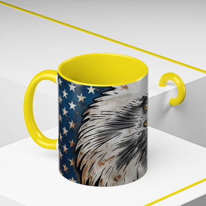 Coffee Mug Patriotic Eagle American Memorial Day Cup