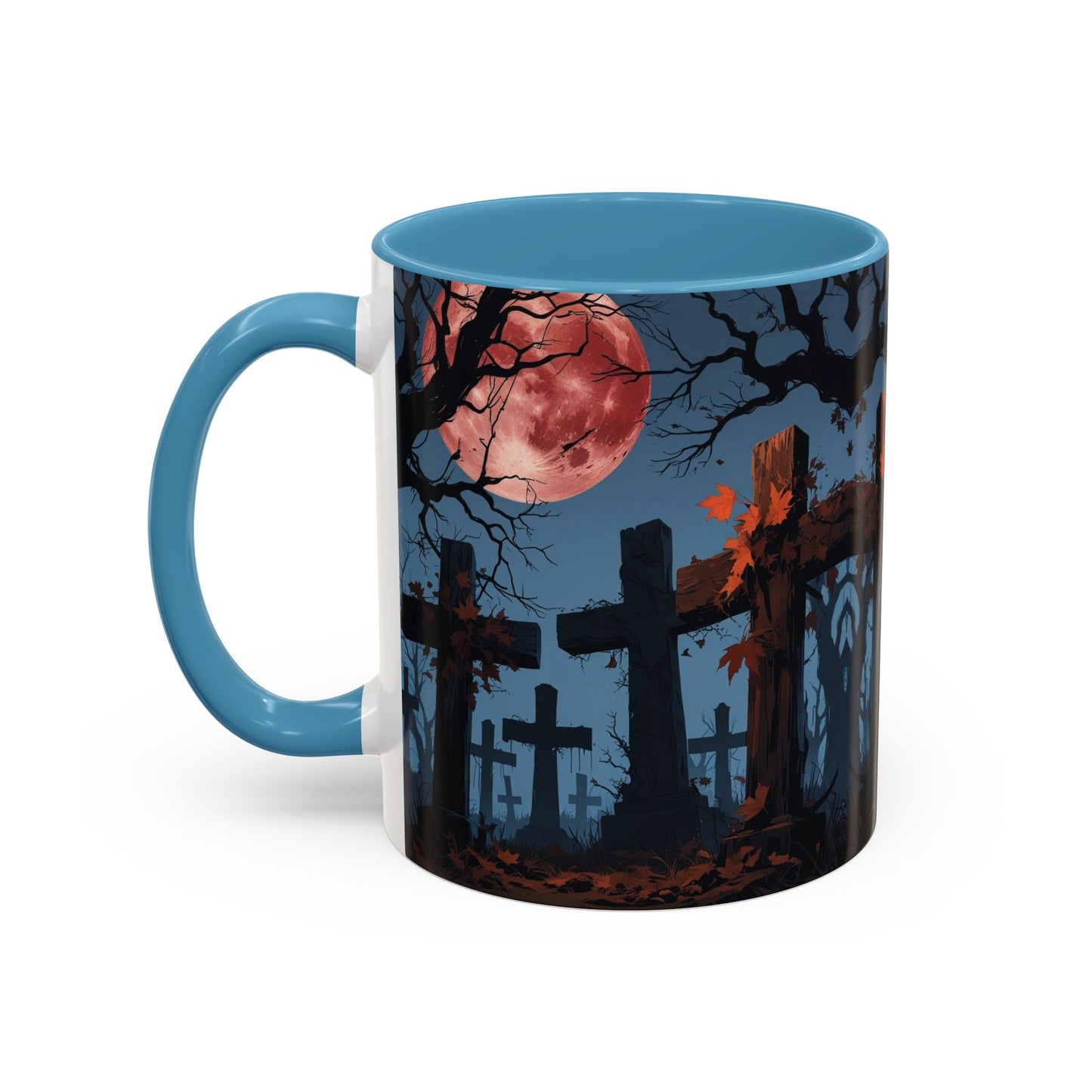 Coffee Mug - Gothic Cemetery | Spooky Halloween Decor, Nightmare Gift